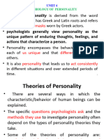 UNIT 6 Psychology of Personality