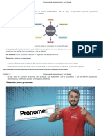 Pronomes - Quais São, Tipos, Exemplo, Resumo