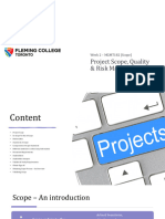 Week 2 - Scope Management