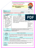 1º U1 S4 Sesion D2 Mat Desplazamos Objetos en La Cuadricula