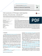 Profit Maximization of TSP Through A Hybrid Algorithm