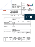 General Method Statement For Cathodic Protection Rev. C