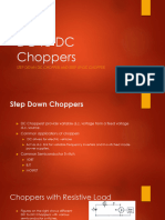 DC To DC Choppers Summary