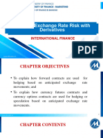 Chapter 3 - Hedging Exchange Rate Risk With Derivatives