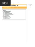 2023 AS Level CHAPTER 15 PARTICLE PHYSICS