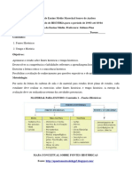 Plano de Estudos História 1º Ano