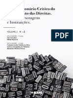 NOVO DICIONARIO CRITICO DO PENSAMENTO DAS DIREITAS - Volume 2