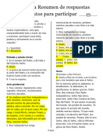 Santa Misa Resumen de Respuestas y Textos para Participar