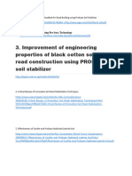 Stabilization of Earth Roadbed For Road Building Using Probase Soil Stabilizer