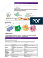 CH 1 Notes Cell Basic Unit of Life