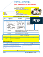 5º Dia 5 Semana 2 Ayc Elaboramos Una Manualidad Por Semana Santa