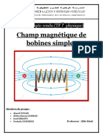 TP 7 - Compte Rendu (Champ Magnetique de Bobines Simples) - 1