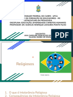 Seminário Religiões 