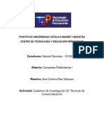 Técnicas de Comercialización - Gabriel Sanchez