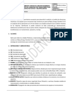 MEC O&M PES Z1MT48 PR 5166 Procedimiento Análisis de Vibraciones