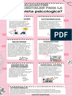 Infografía de Proceso Notas de Papel Aesthetic Rosa Blanco