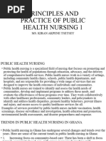 Principles and Practice of Public Health Nursing 1.-1