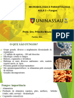 Microbiologia E Parasitologia AULA 3 - Fungos: Paulista, 2023