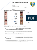 Examen 5to. Primaria - Comunicación y Lenguaje-Salem