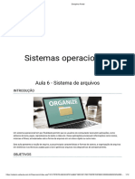 Sistemas Operacionais: Aula 6 - Sistema de Arquivos