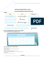 2° Grado - Fichas de Aplicación - Día 19