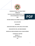 Nociones Generales Del Régimen Laboral Ecuatoriano 2