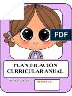 Planificación Curricular Anual 2023 Inicial