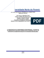 A Construção Do Conhecimento Profissional