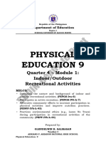 P.E Nature of Recreational Activity