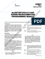 An-857 REV2 MC68705P3 Programming Module