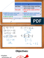 Grade 7 Lesson 1.5 Properties of Real Numbers