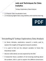 Unit II. Methods and Techniques For Data Analytics