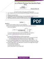 ICSE Class 10 Physics Previous Year Question Paper 2013