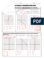 UNIT 5 - Graphing Review Sheet