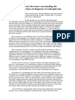 Discuss The Issues Surrounding The Classification Ad Diagnosis of Schizophrenia-2