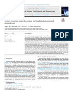 A Novel Prediction Model For Cuttings Bed Height in Horizontal and