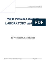 Web Programming Manual