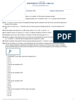 Assignment On Coordinate Geometry