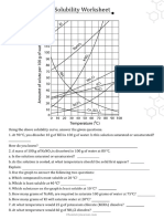 Determining Solubility Worksheet