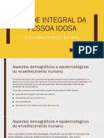 O Envelhecimento Humano AULA 03