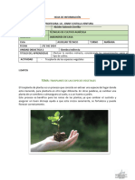 HOJA DE INFORMACION Trasplante de Las Especies Vegetales