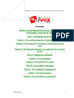 Bolivia: Ley Del Régimen de La Coca y Sustancias Controladas, 19 de Julio de 1988