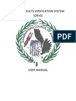 Online Results Verification System User Manual