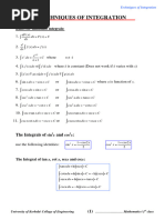 Integration Technique 