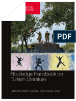 Routledge Handbook On Turkish Literature