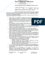 Acta de Compromisos Depadres de Familia o Representantes Legales