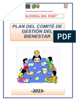 Plan Del Comite de Gestión Del Bienestar 2023