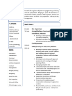 Muhammad Sajid Nazir CV Updated