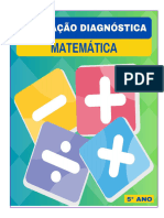 Avaliacao Diagnostica - 5 Ano - Matematica - Kit So Escola