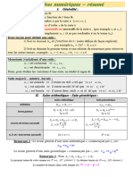 Les Suites Numériques1bac - Résumé